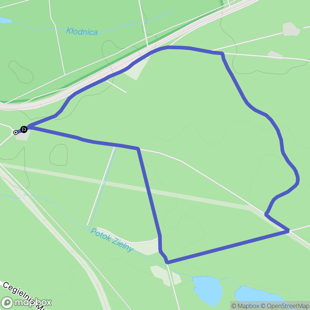 Katowice: mapa trasy - Poland