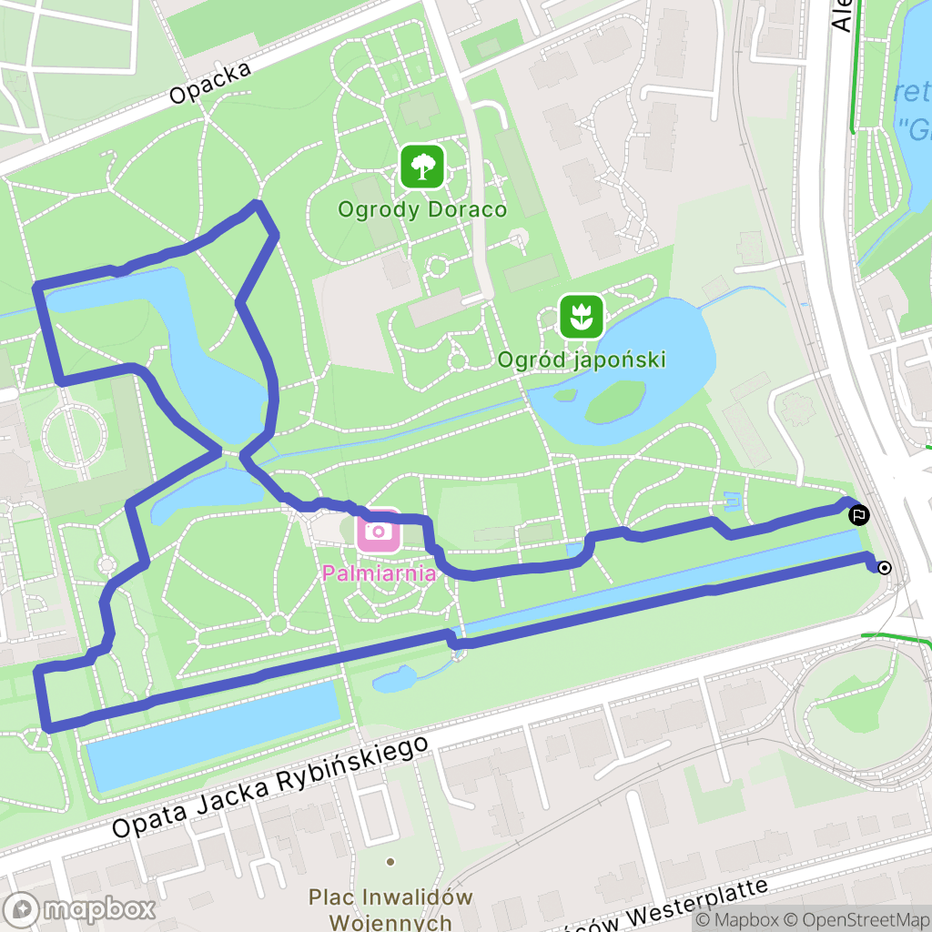 Gdańsk: mapa trasy - Poland