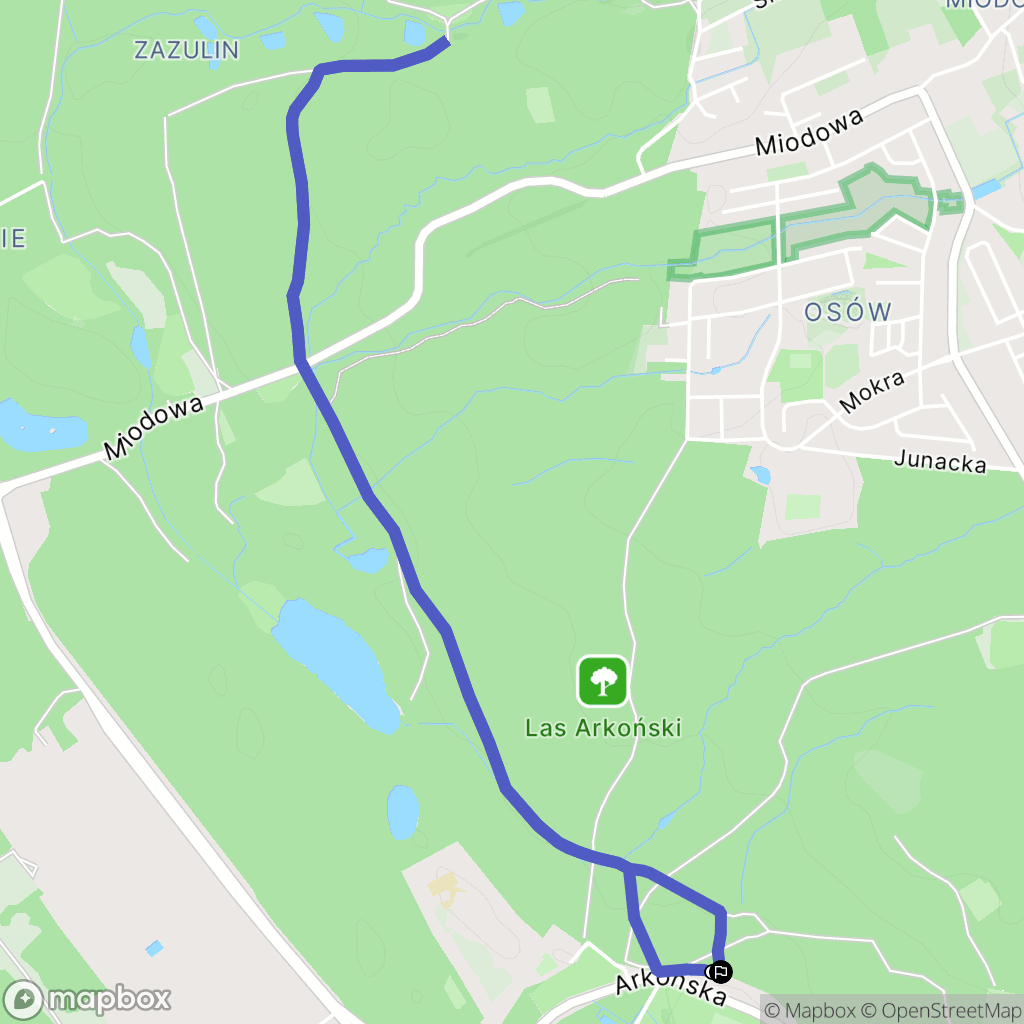 Szczecin: mapa trasy - Poland