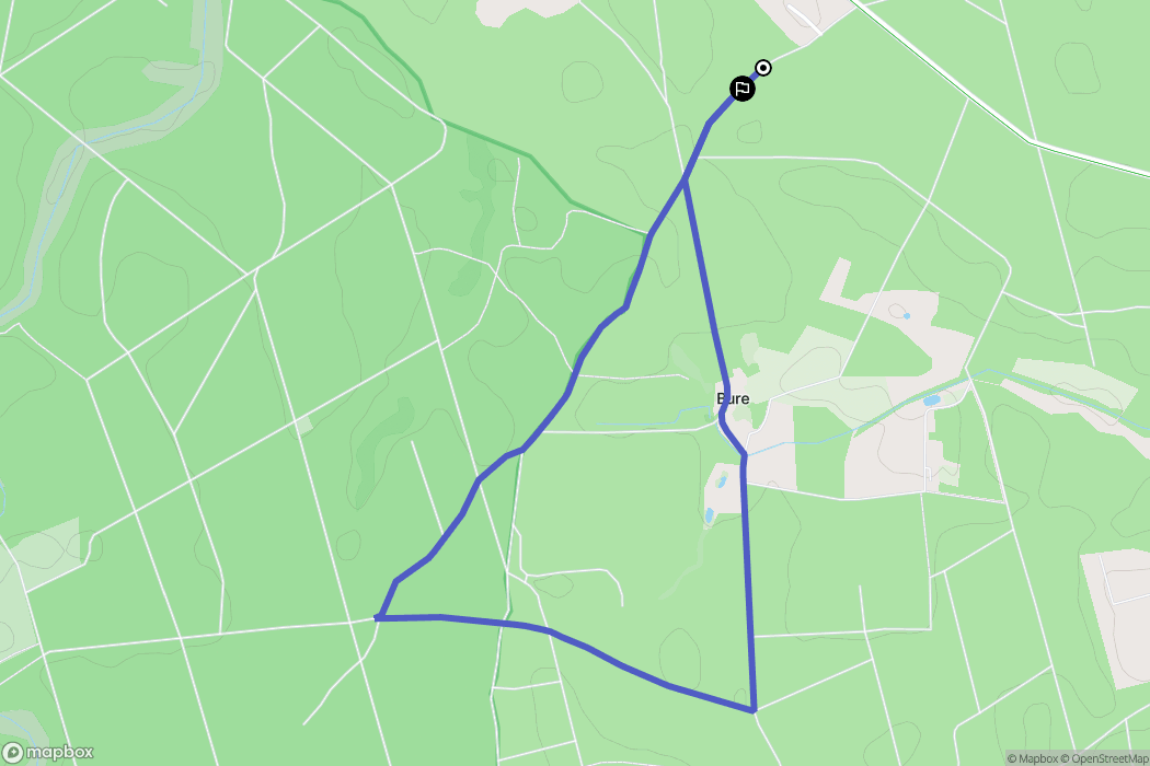 Wierzyce: mapa trasy - Poland