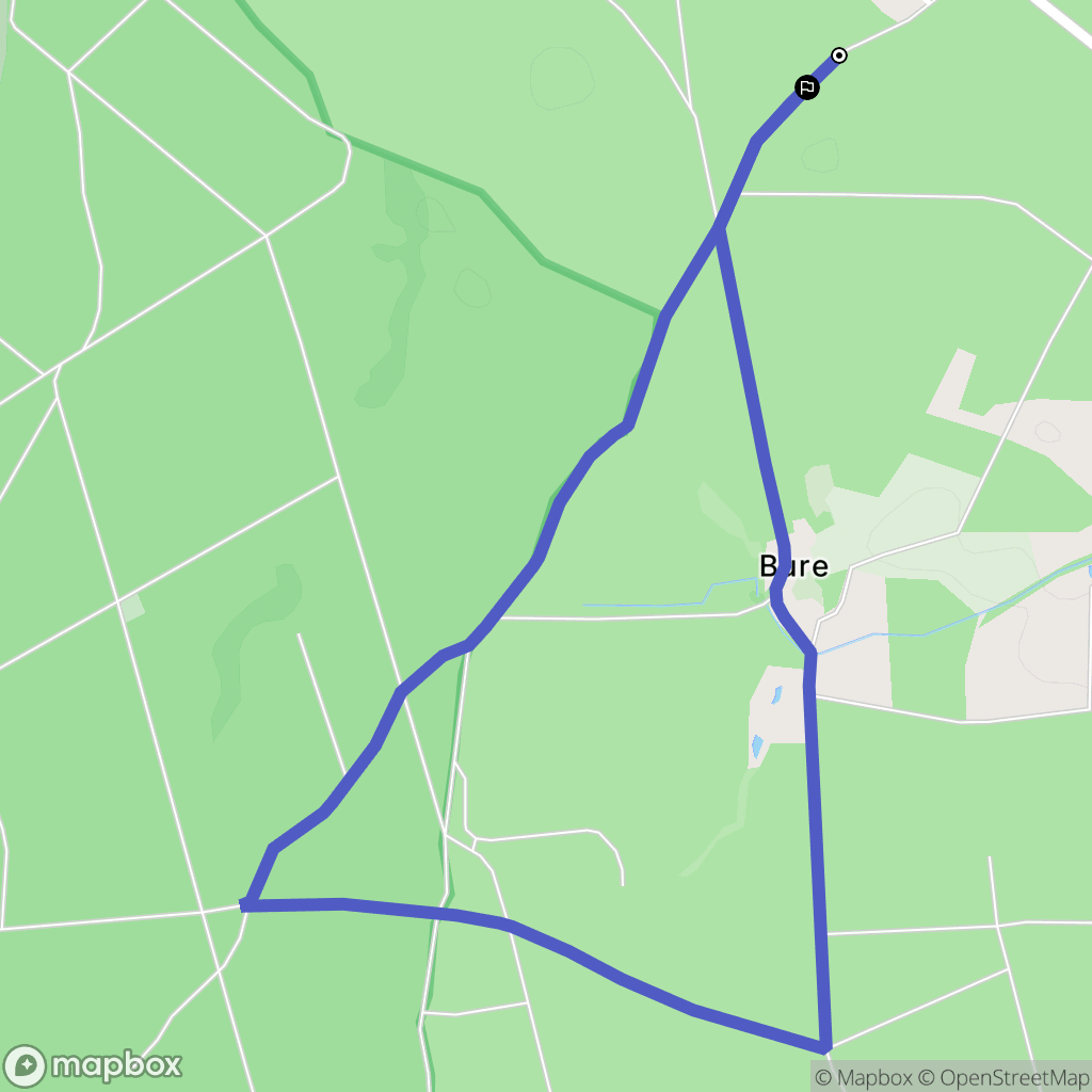 Wierzyce: mapa trasy - Poland