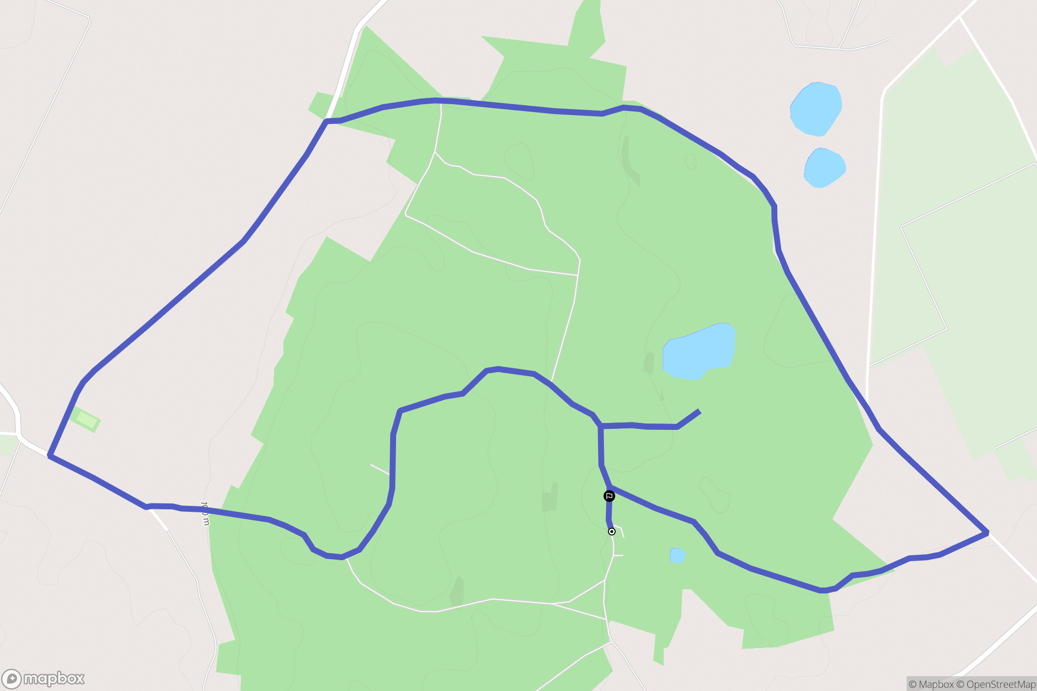 Załachowo: mapa trasy - Poland