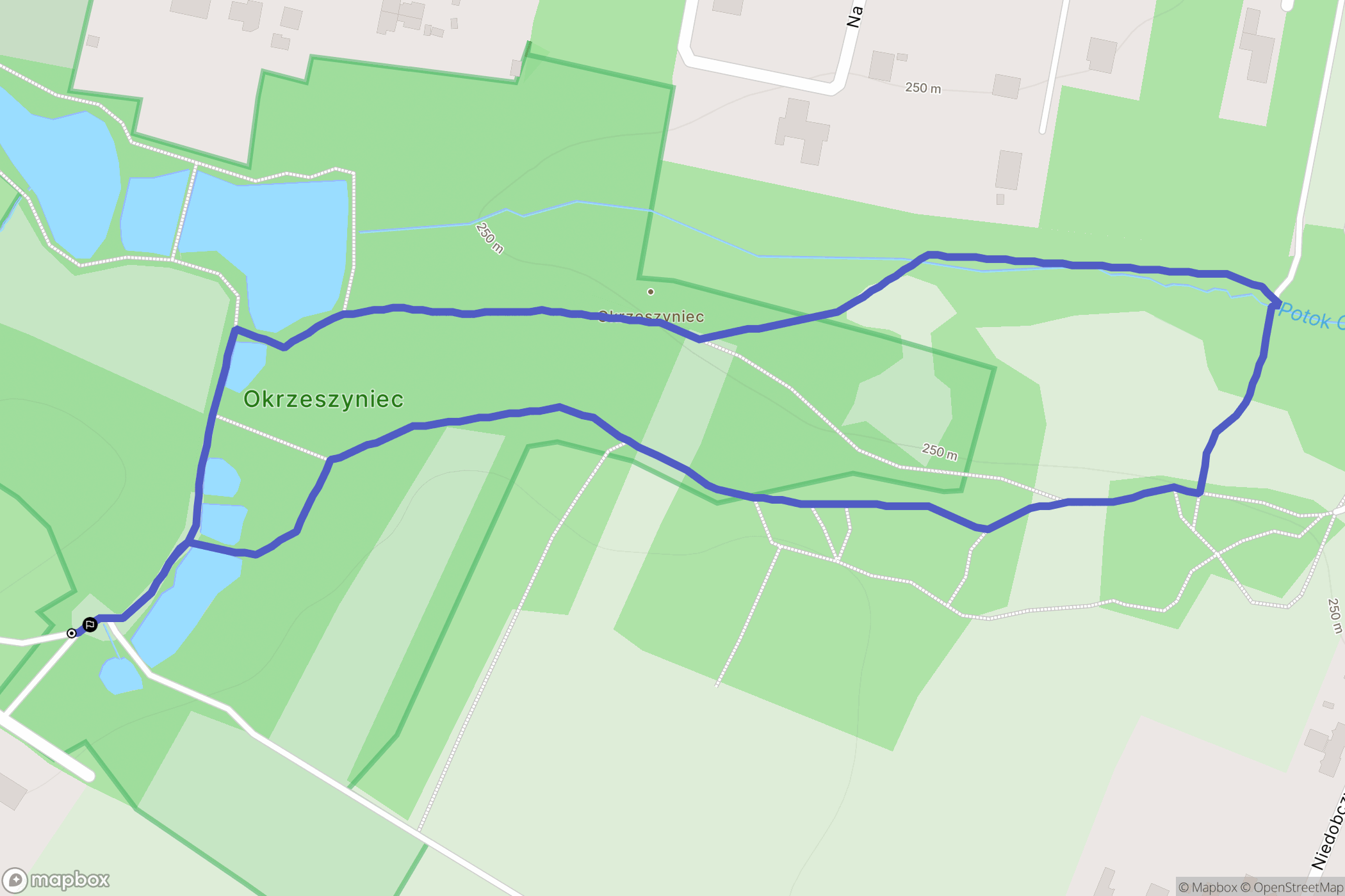 Rybnik: mapa trasy - Poland