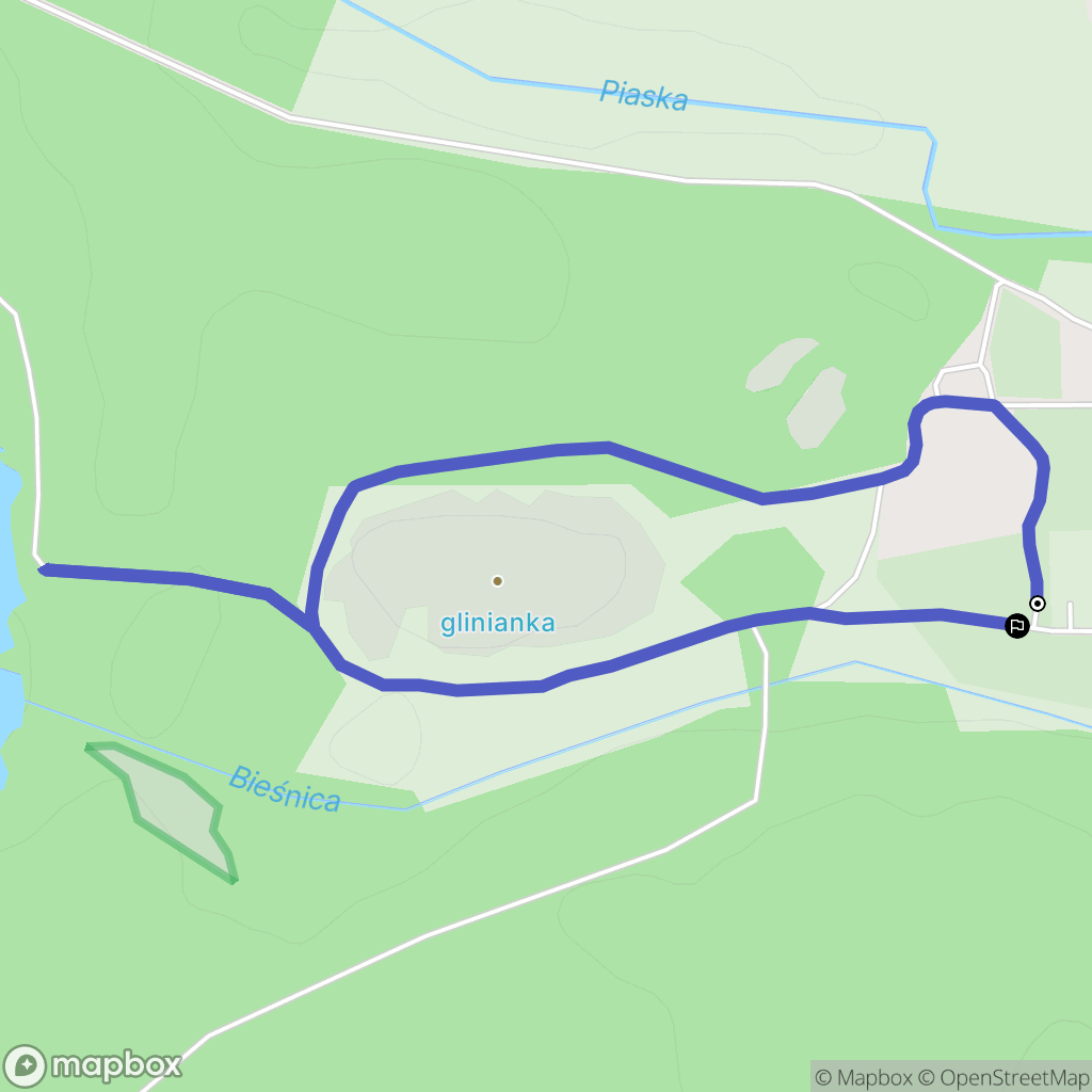 Boroszów: mapa trasy - Poland