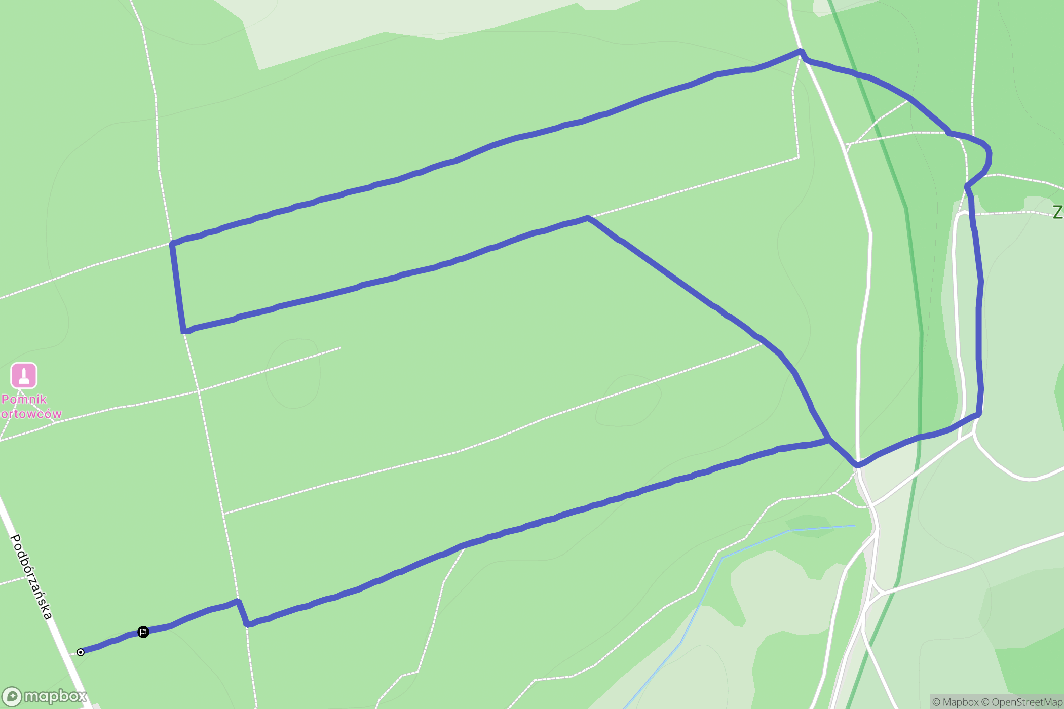 Szczecin: mapa trasy - Poland