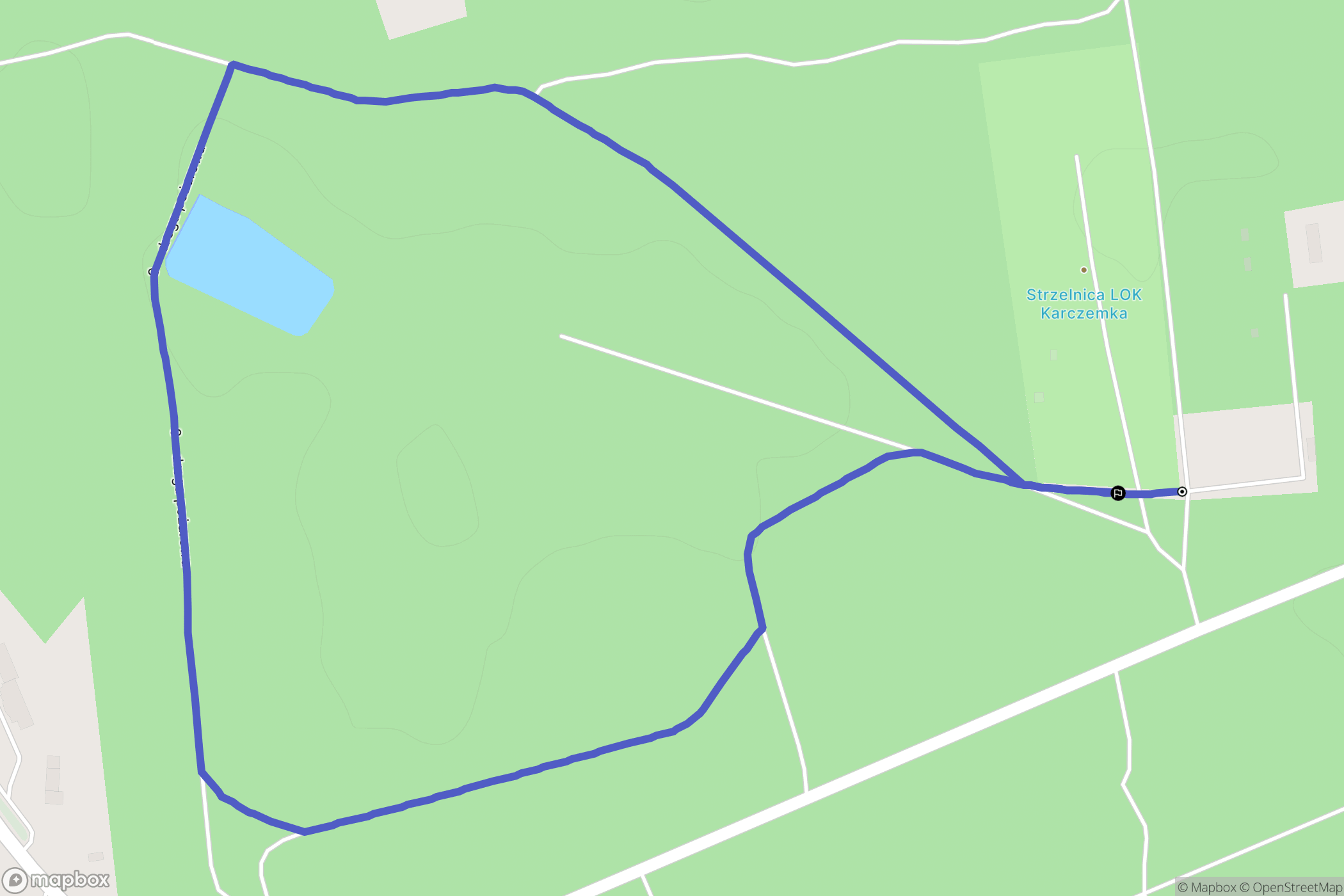 Ludwina: mapa trasy - Poland