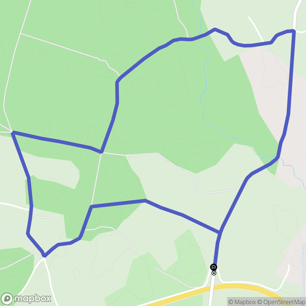 Bégaar : carte du parcours de randonnée - France