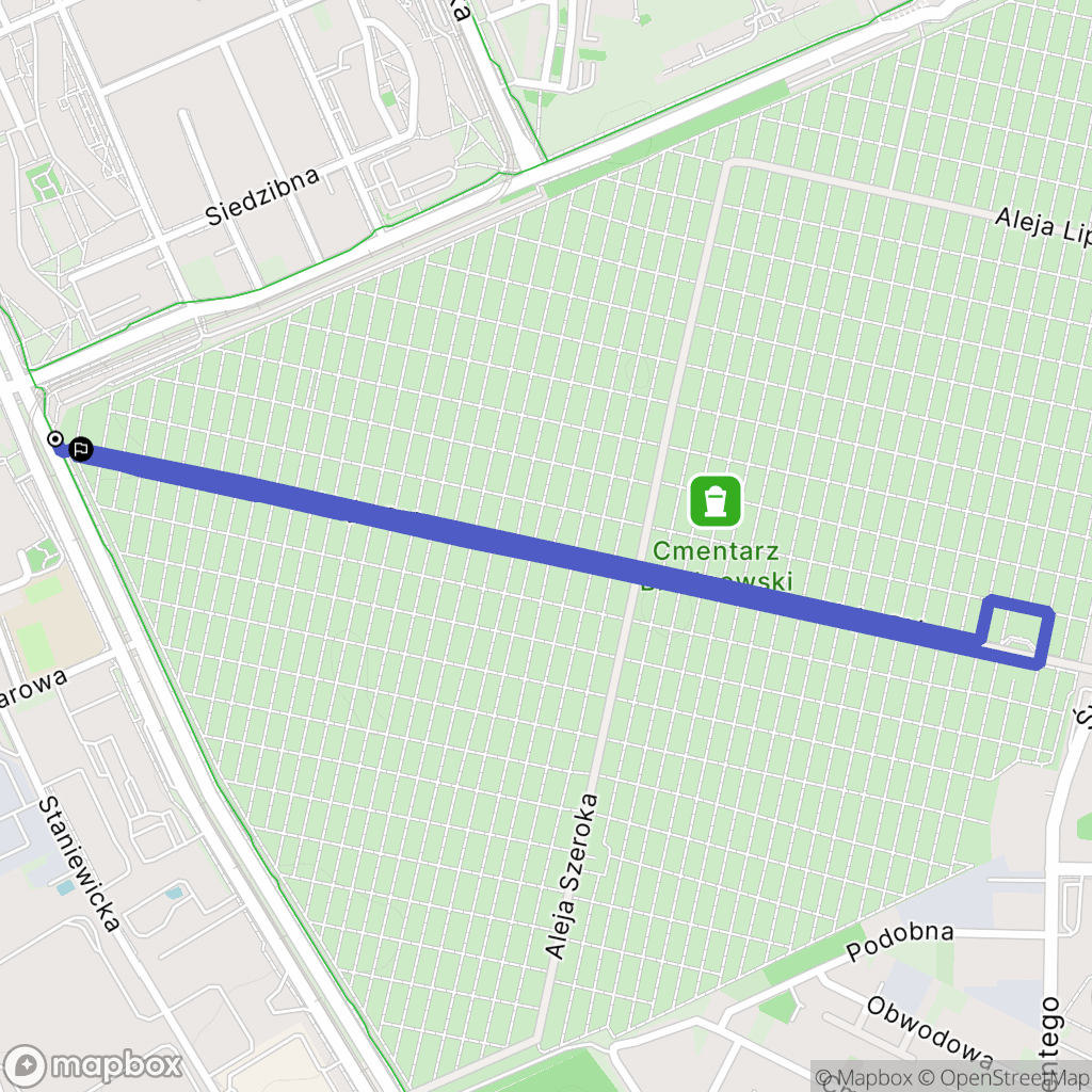 Warszawa: mapa trasy - Poland