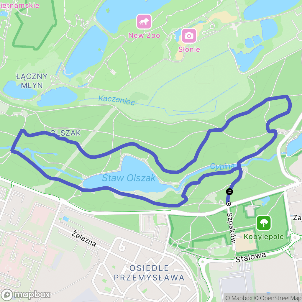 Poznań: mapa trasy - Poland