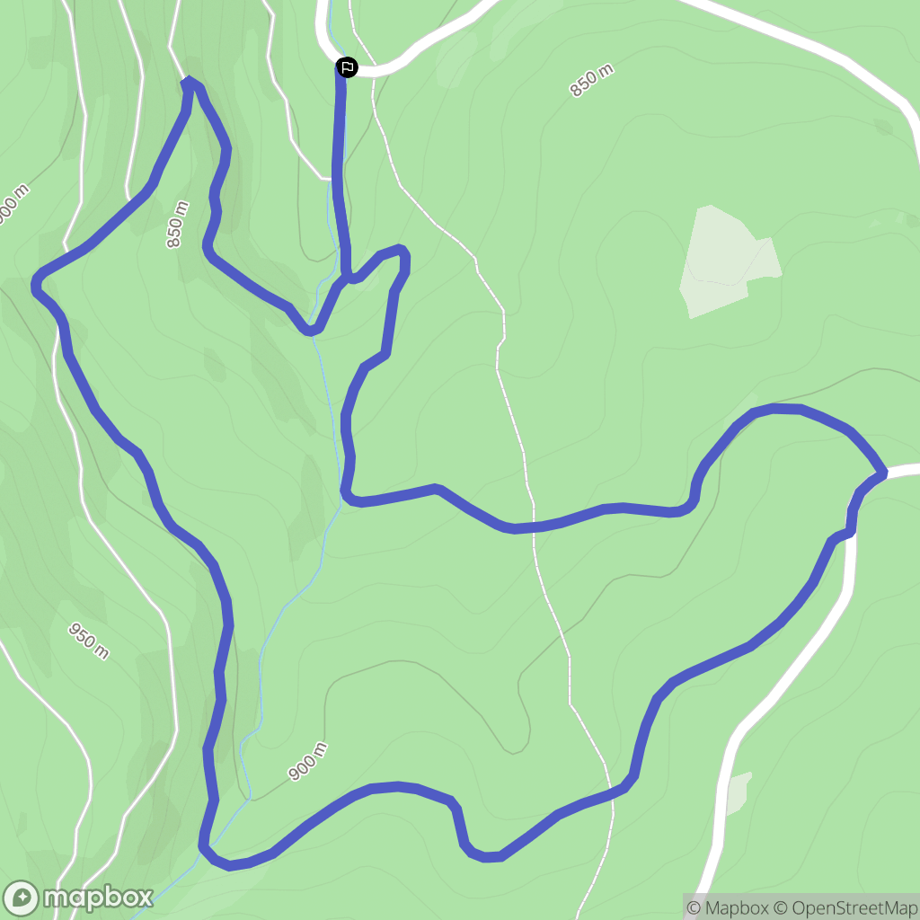 Ottrott : carte du parcours de randonnée - France