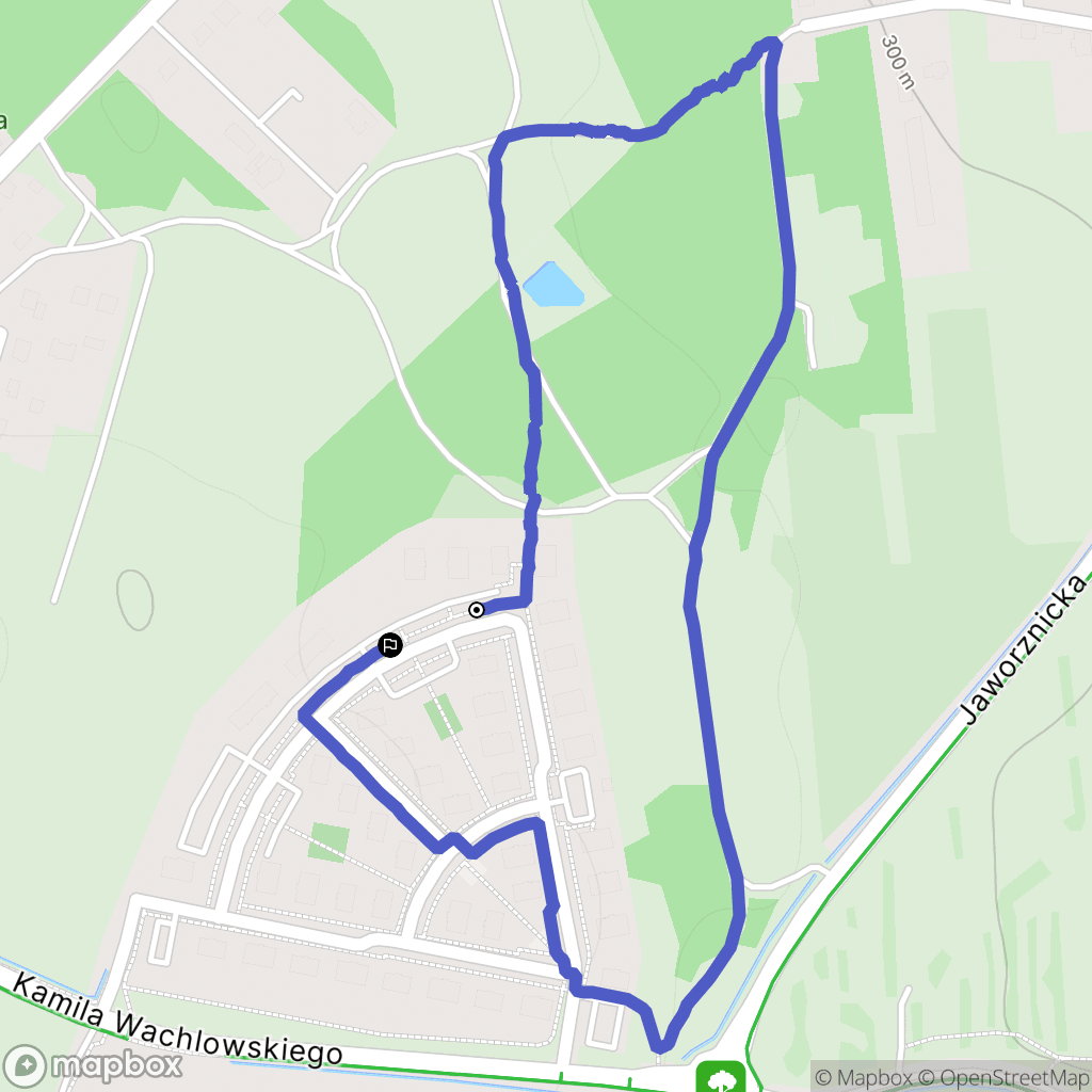 Jaworzno: mapa trasy - Poland