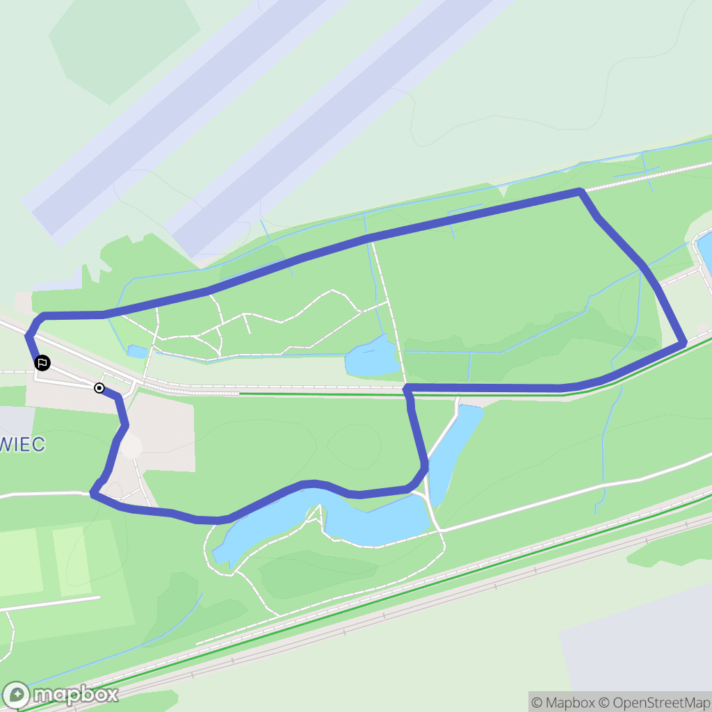Katowice: mapa trasy - Poland