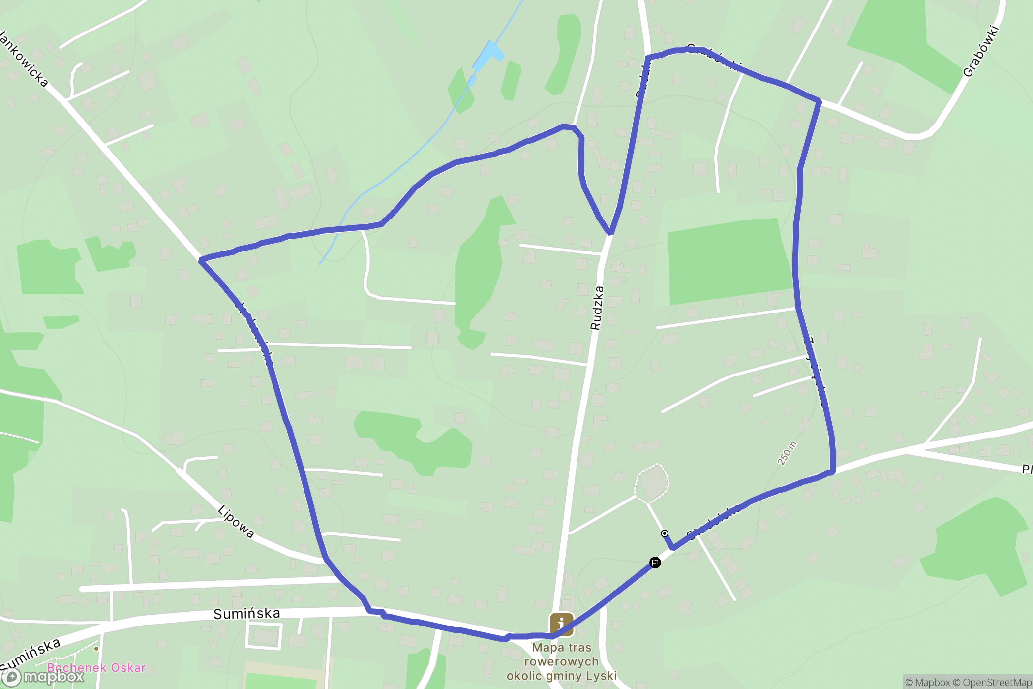 Zwonowice: mapa trasy - Poland