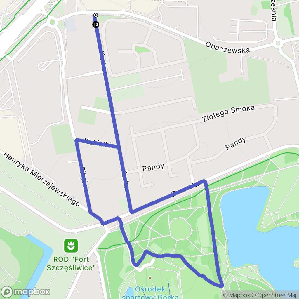 Warszawa: mapa trasy - Poland