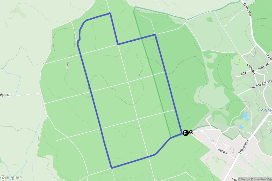 Bytom: mapa trasy - Poland