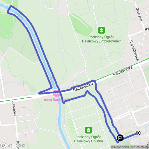 Wrocław: mapa trasy - Poland