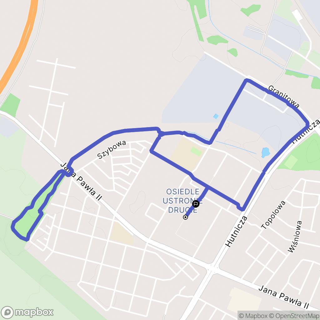 Lubin: mapa trasy - Poland