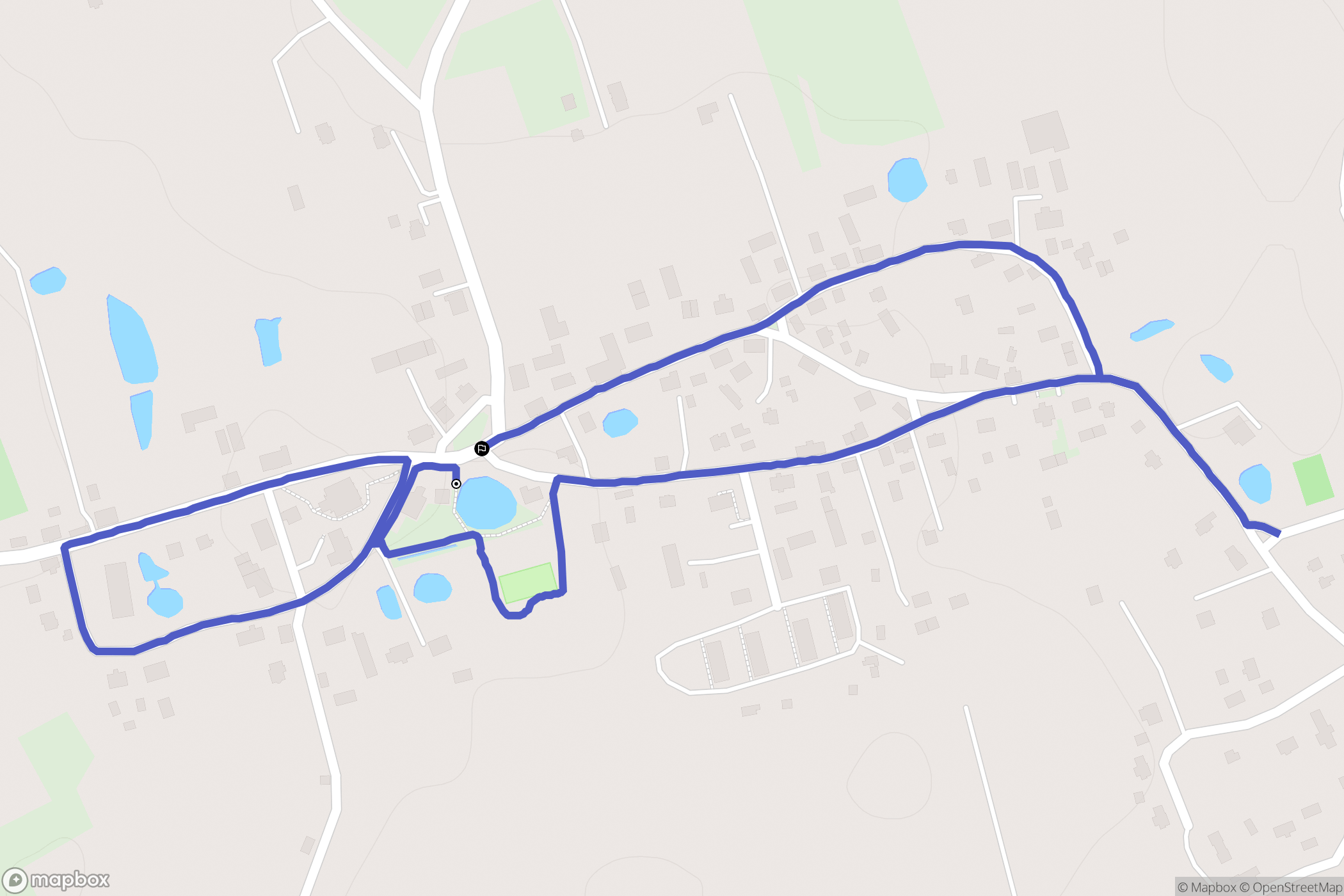 Purda: mapa trasy - Poland