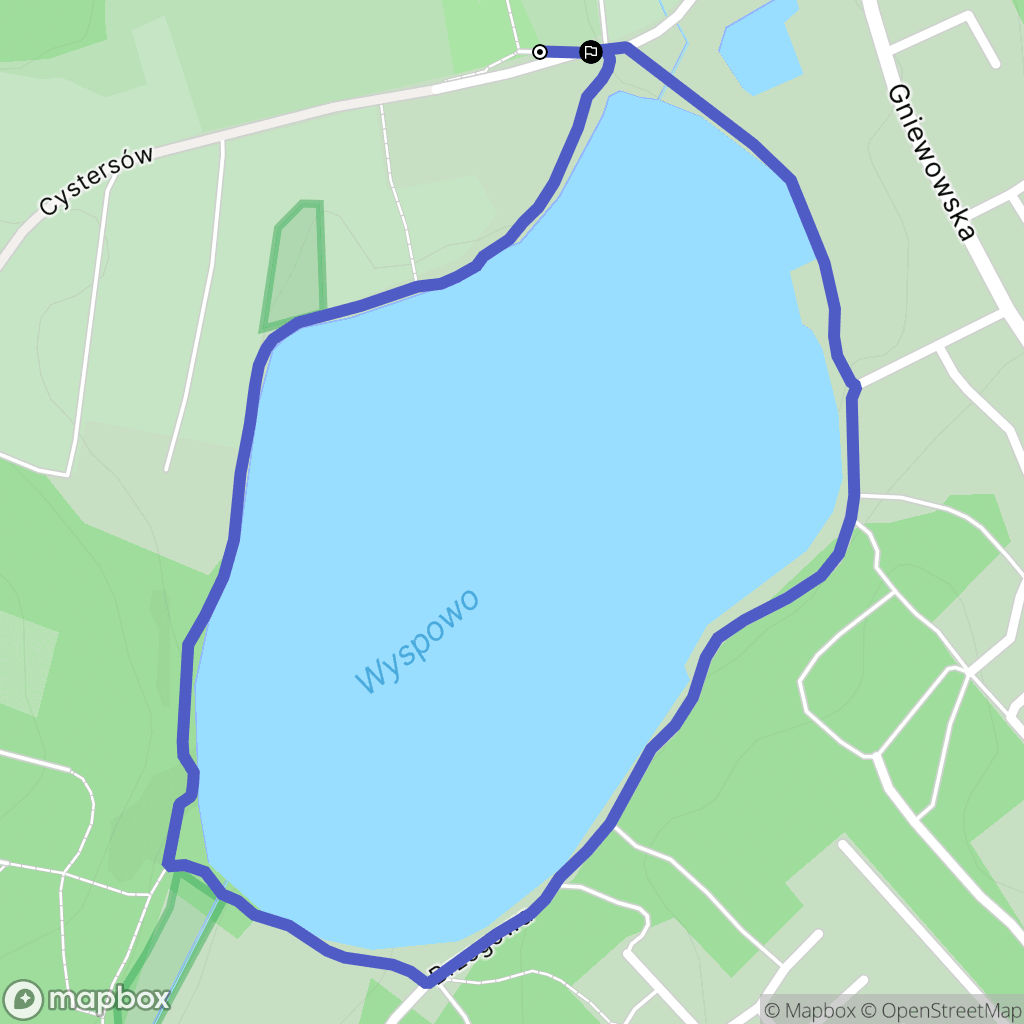 Gniewowo: mapa trasy - Poland