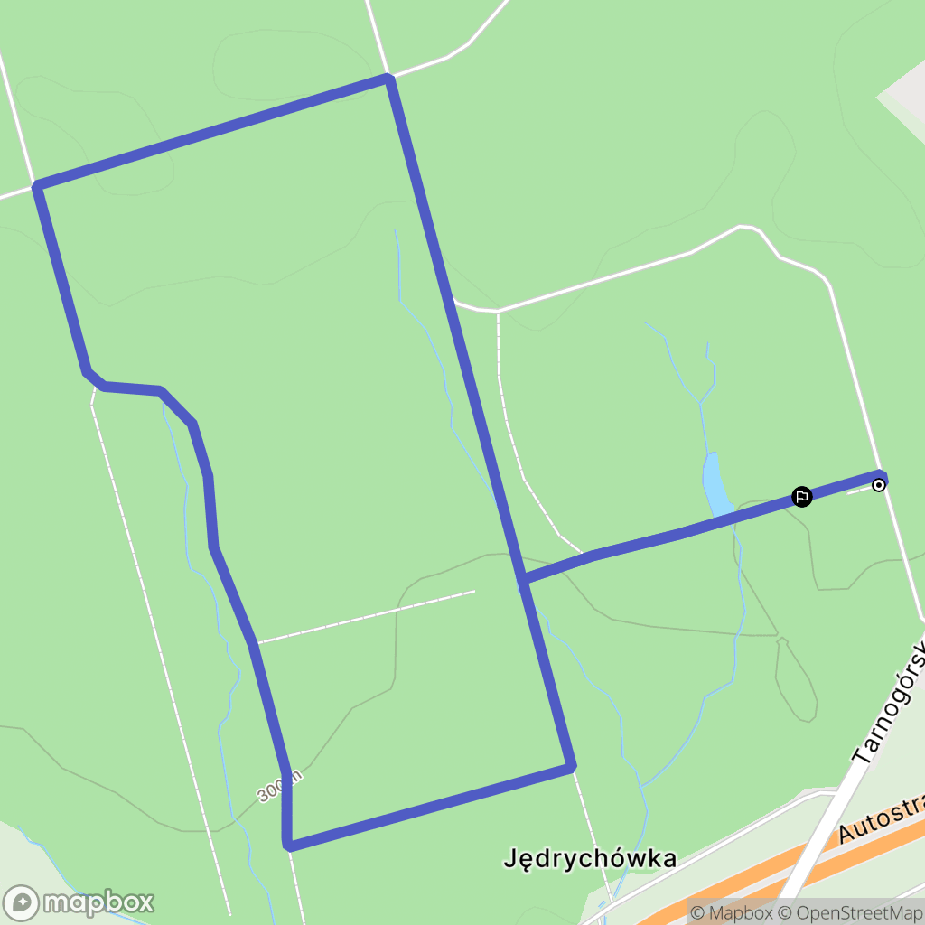 Wieszowa: mapa trasy - Poland