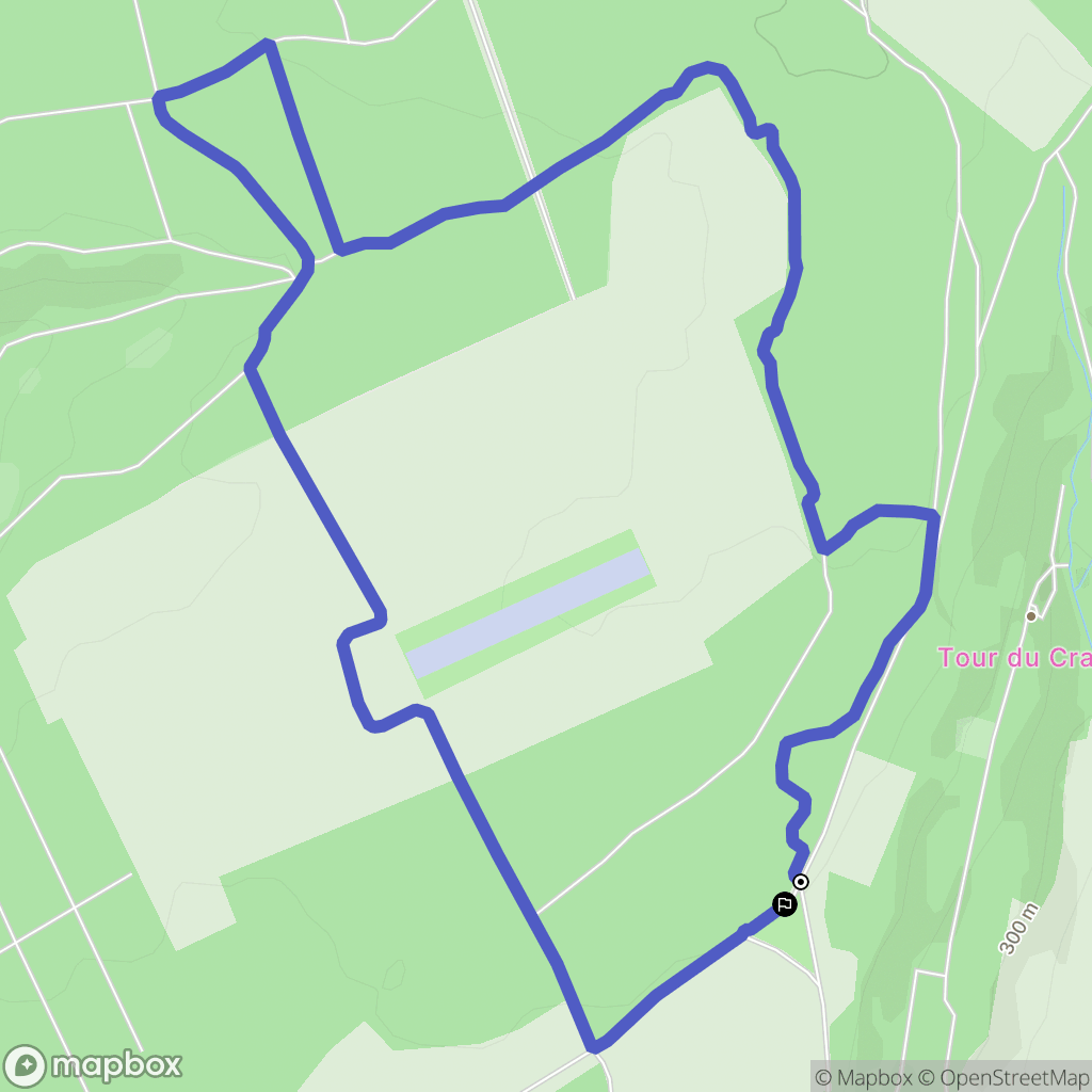 Eulmont : carte du parcours de randonnée - France