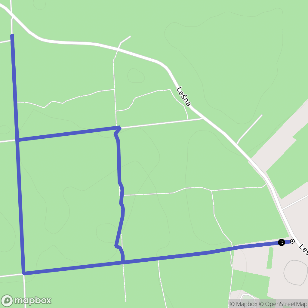 Świerczów: mapa trasy - Poland