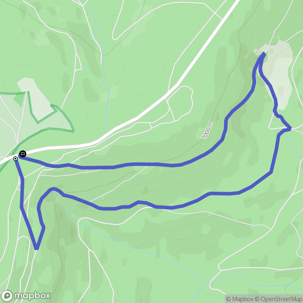 Le Hohwald : carte du parcours de randonnée - France