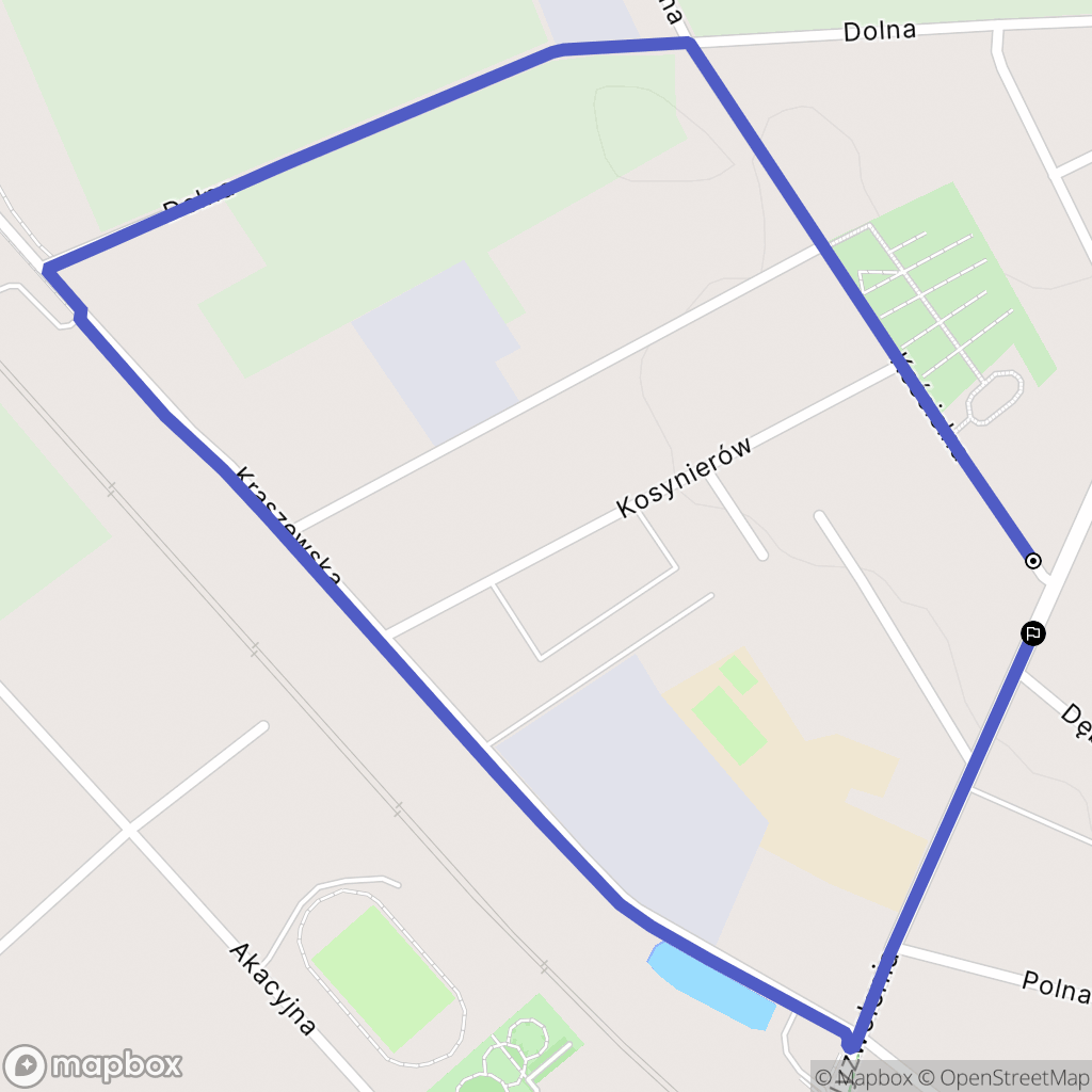 Iłowo-Osada: mapa trasy - Poland
