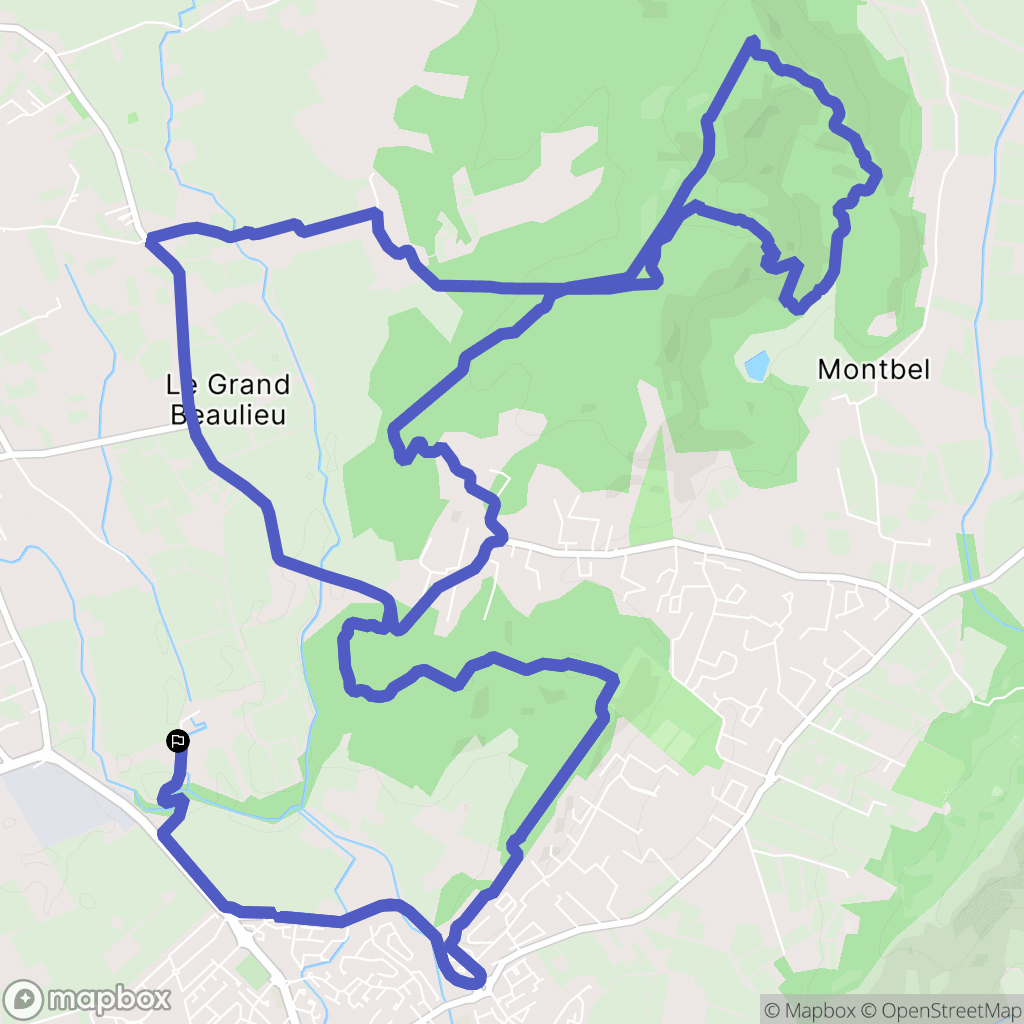 Solliès-Ville : carte du parcours de randonnée - France