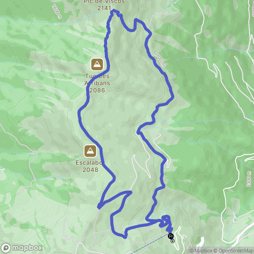 Grust : carte du parcours de randonnée - France