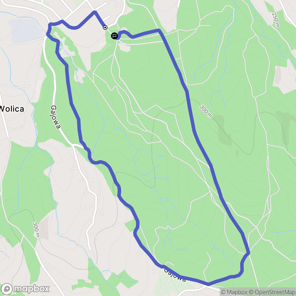 Dębica: mapa trasy - Poland
