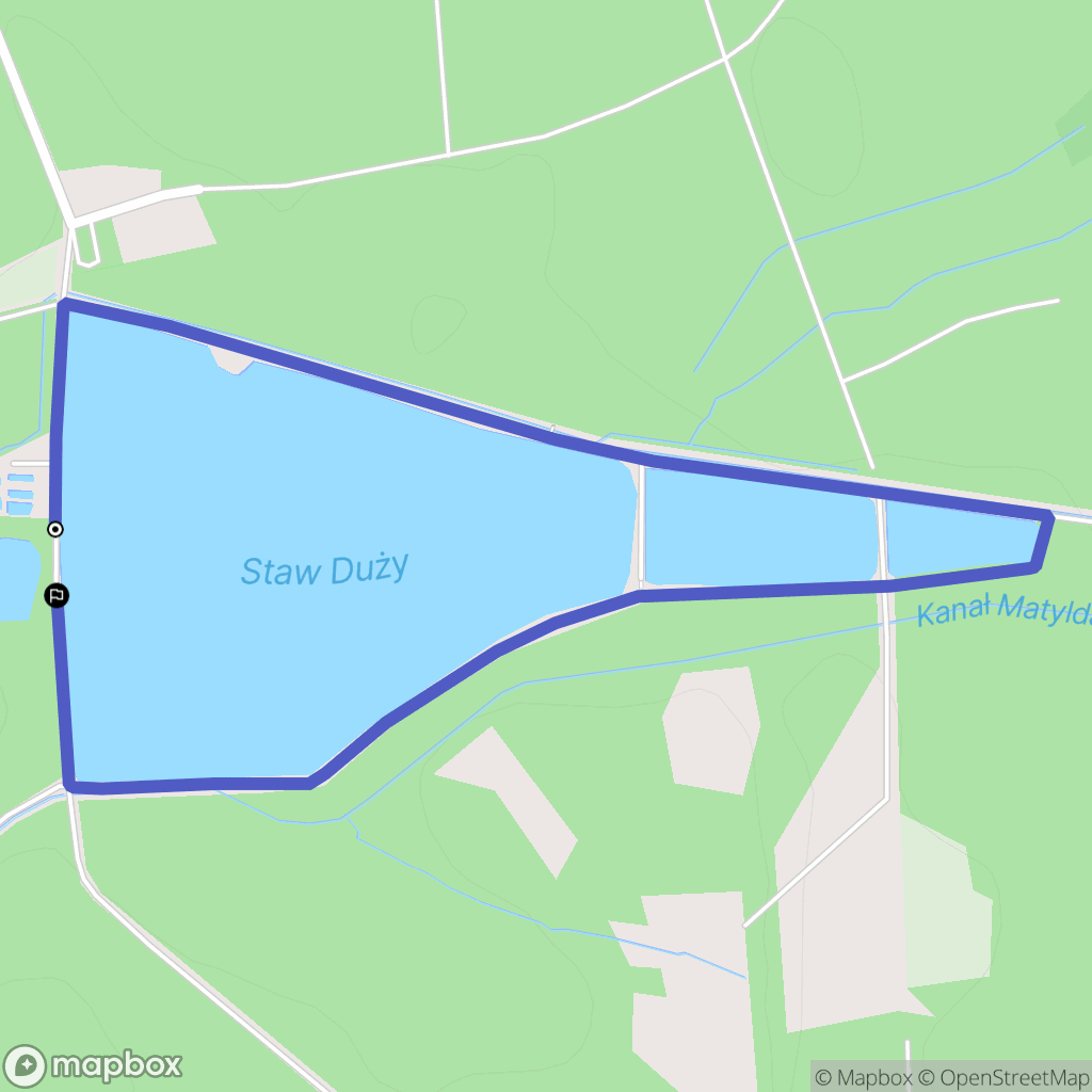 Chrzanów: mapa trasy - Poland