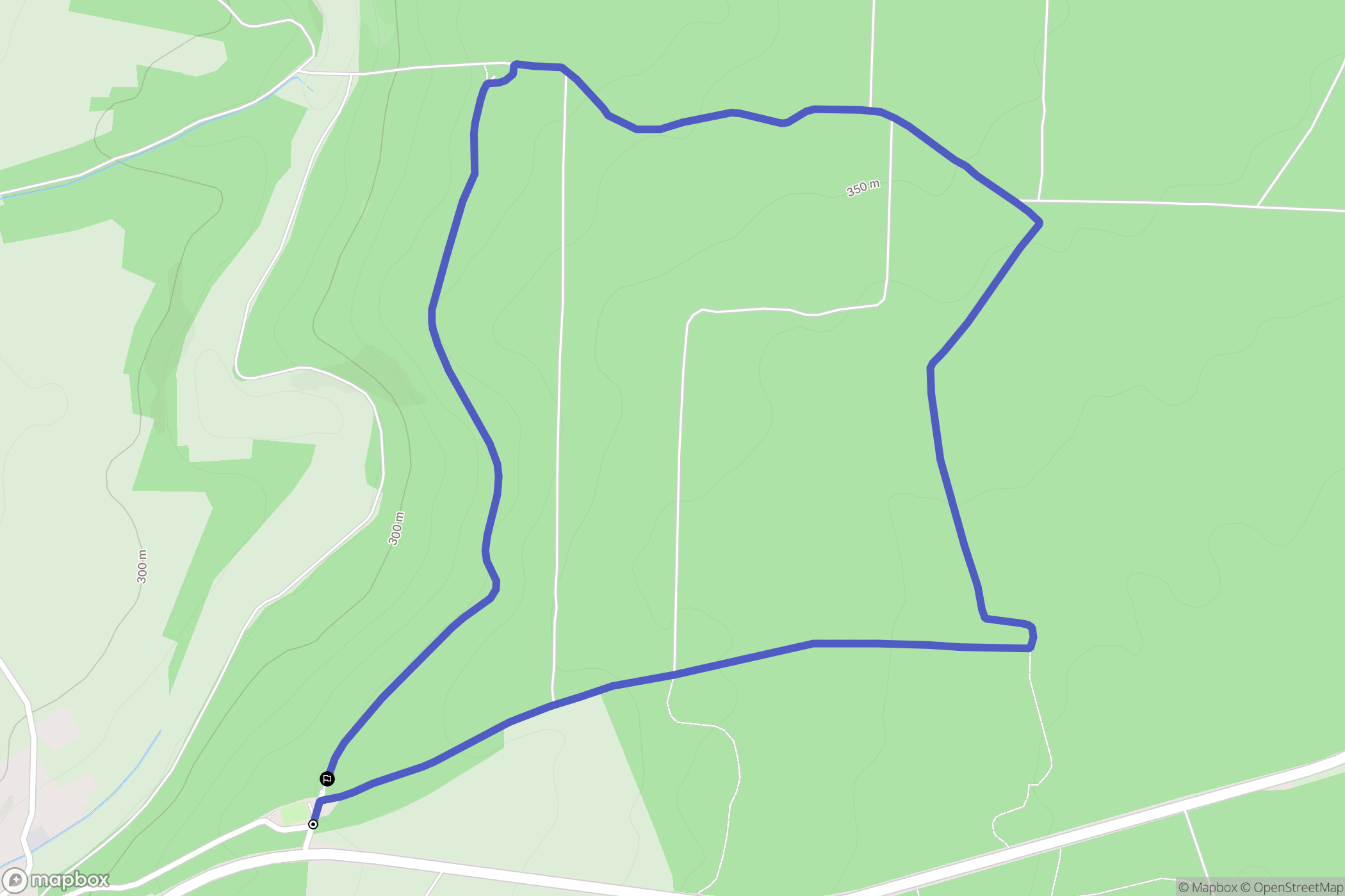 Thuilley-aux-Groseilles : carte du parcours de randonnée - France