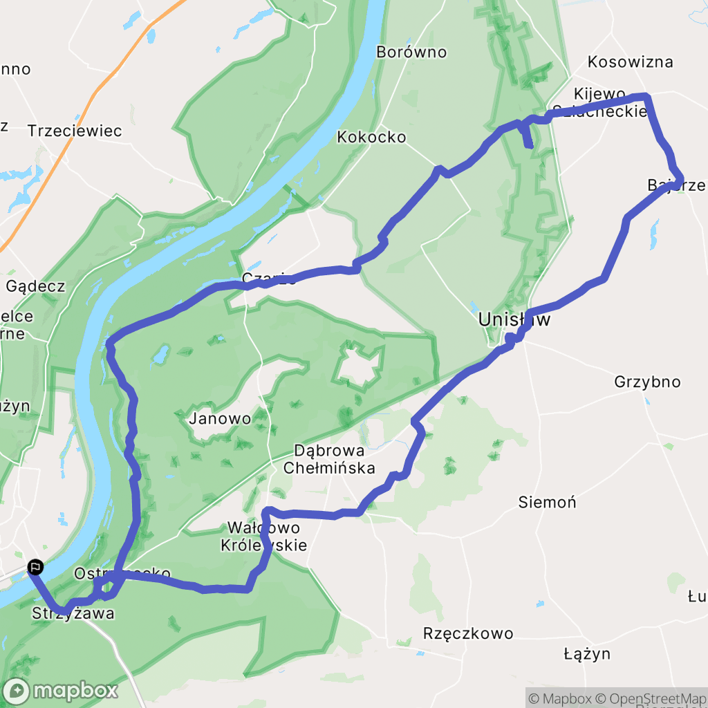 Bydgoszcz: mapa trasy - Poland