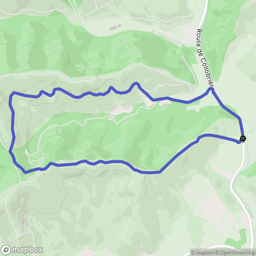 La Londe-les-Maures : carte du parcours de randonnée - France