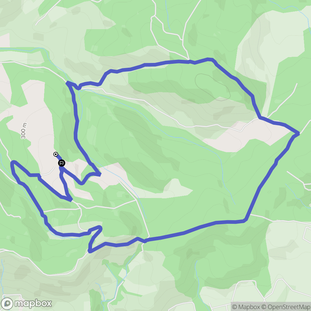 Limoux : carte du parcours de randonnée - France