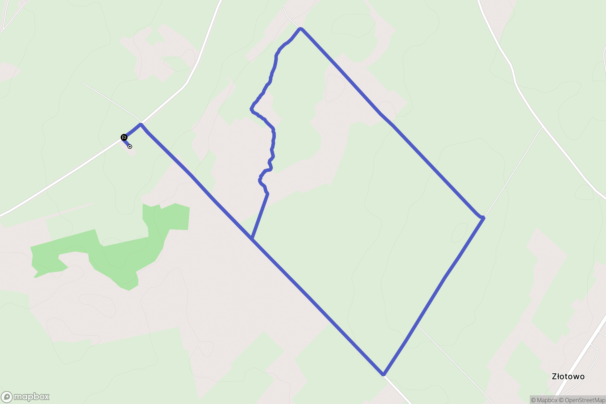 Lubawa: mapa trasy - Poland