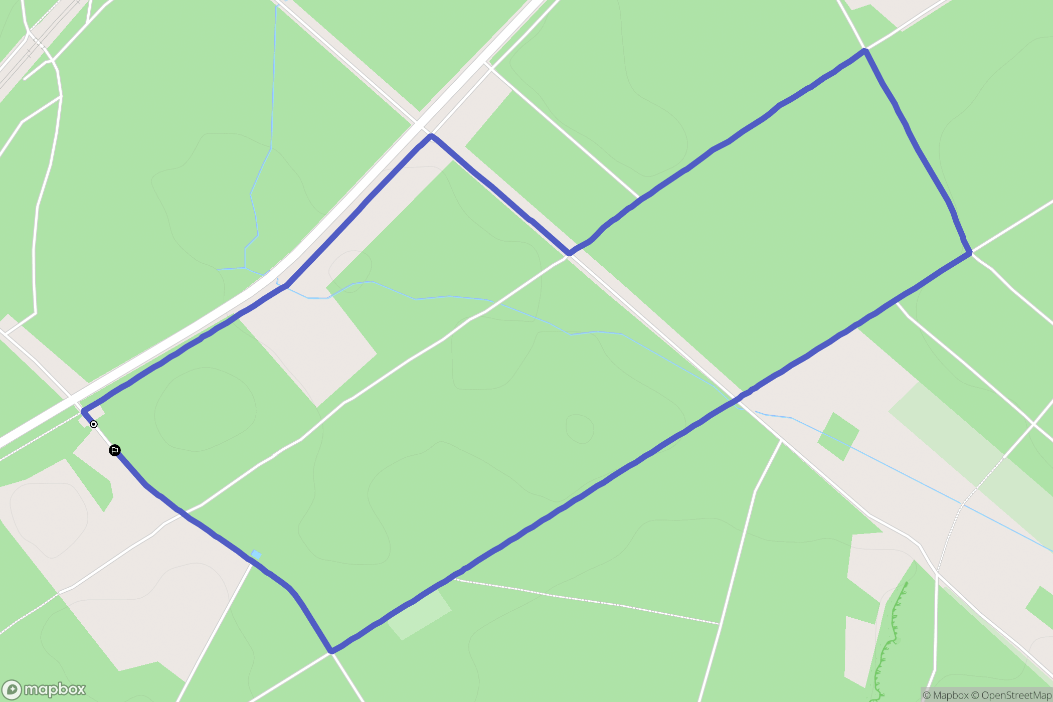 Libiąż: mapa trasy - Poland