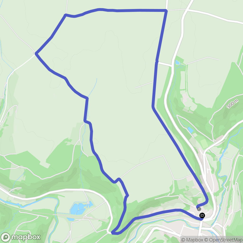Longuyon : carte du parcours de randonnée - France