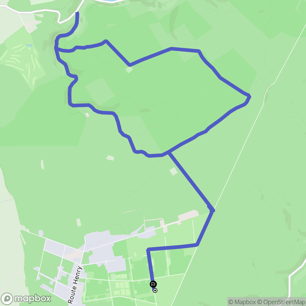 Bois-de-Haye : carte du parcours de randonnée - France