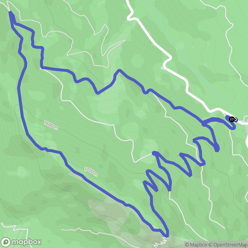 Le Castellard-Melan : carte du parcours de randonnée - France