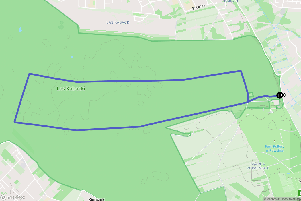 Warszawa: mapa trasy - Poland