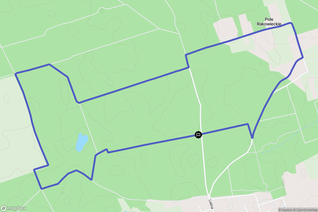 Rakowiec: mapa trasy - Poland
