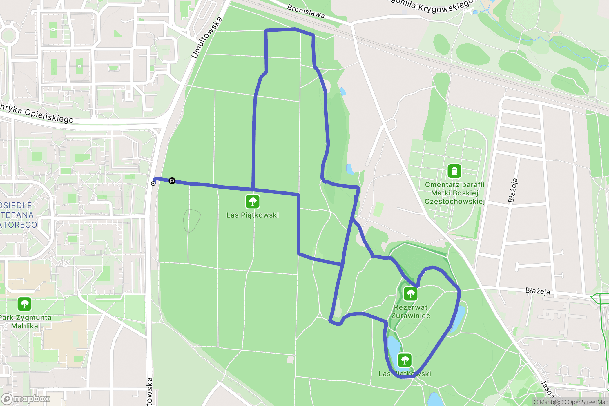 Poznań: mapa trasy - Poland