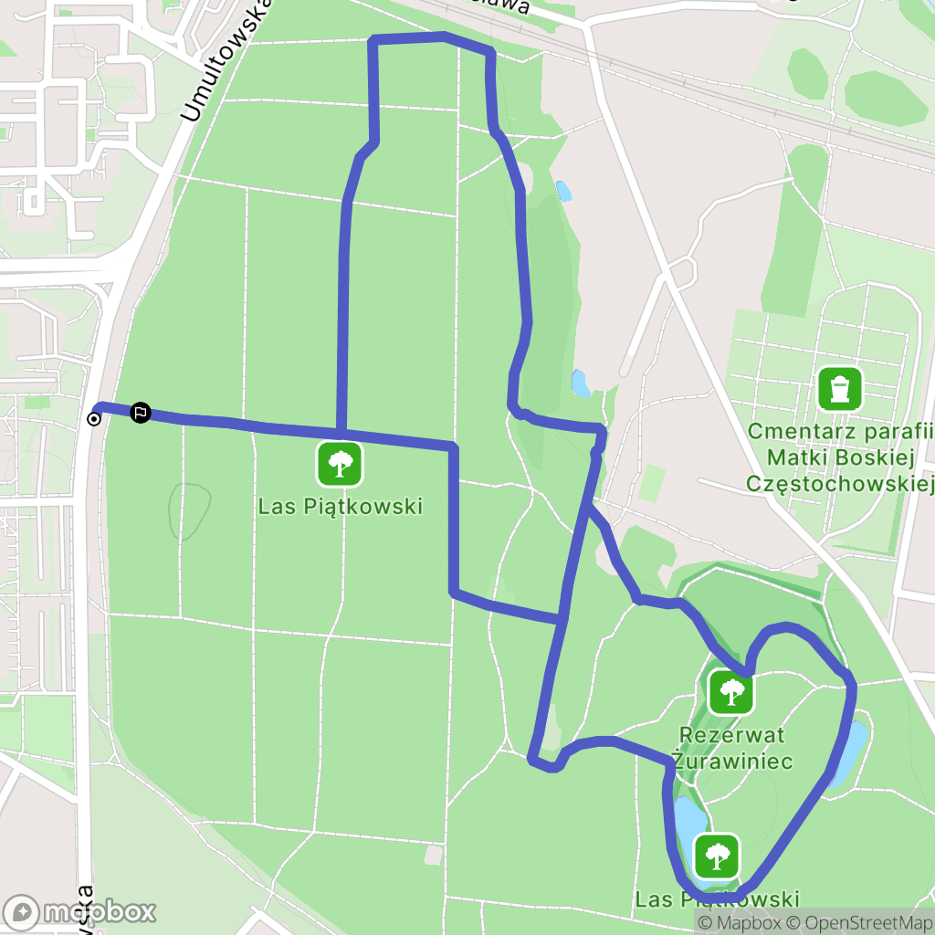 Poznań: mapa trasy - Poland