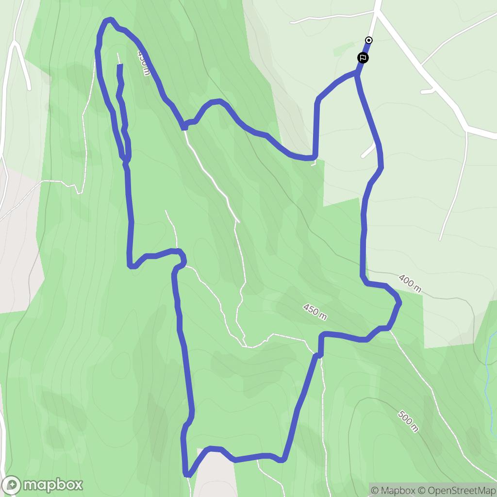 La Répara-Auriples : carte du parcours de randonnée - France