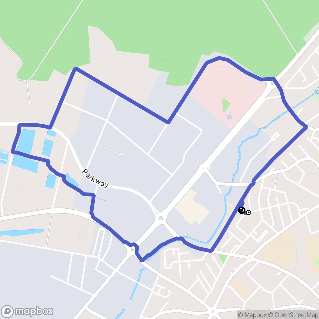 Saint-Dizier : carte du parcours de randonnée - France
