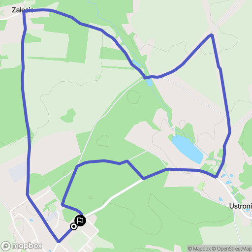Składowice: mapa trasy - Poland