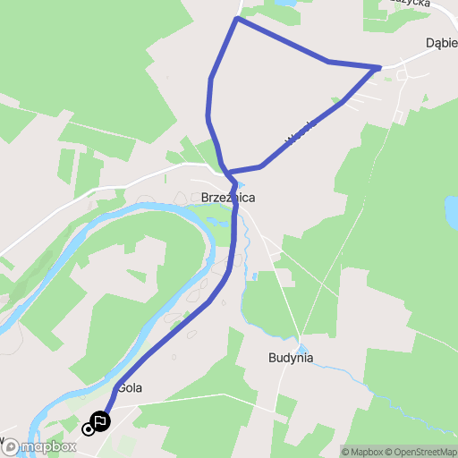 Gola: mapa trasy - Poland