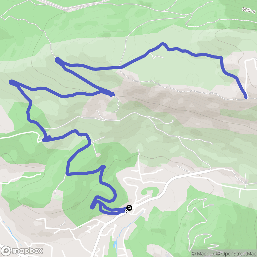 La Valette-du-Var : carte du parcours de randonnée - France